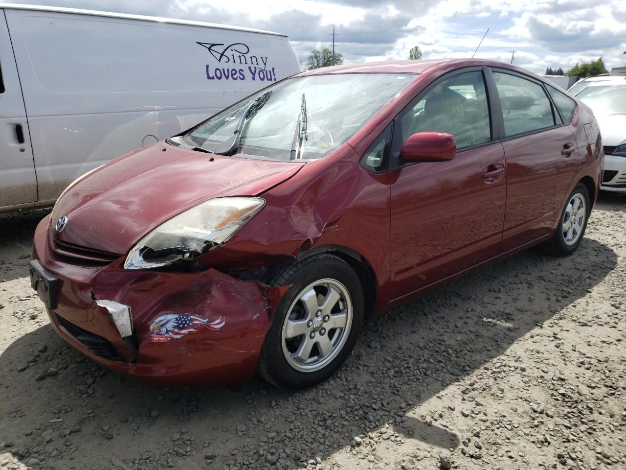 Photo 2 from auction – 2005 TOYOTA PRIUS with VIN JTDKB20U250128510