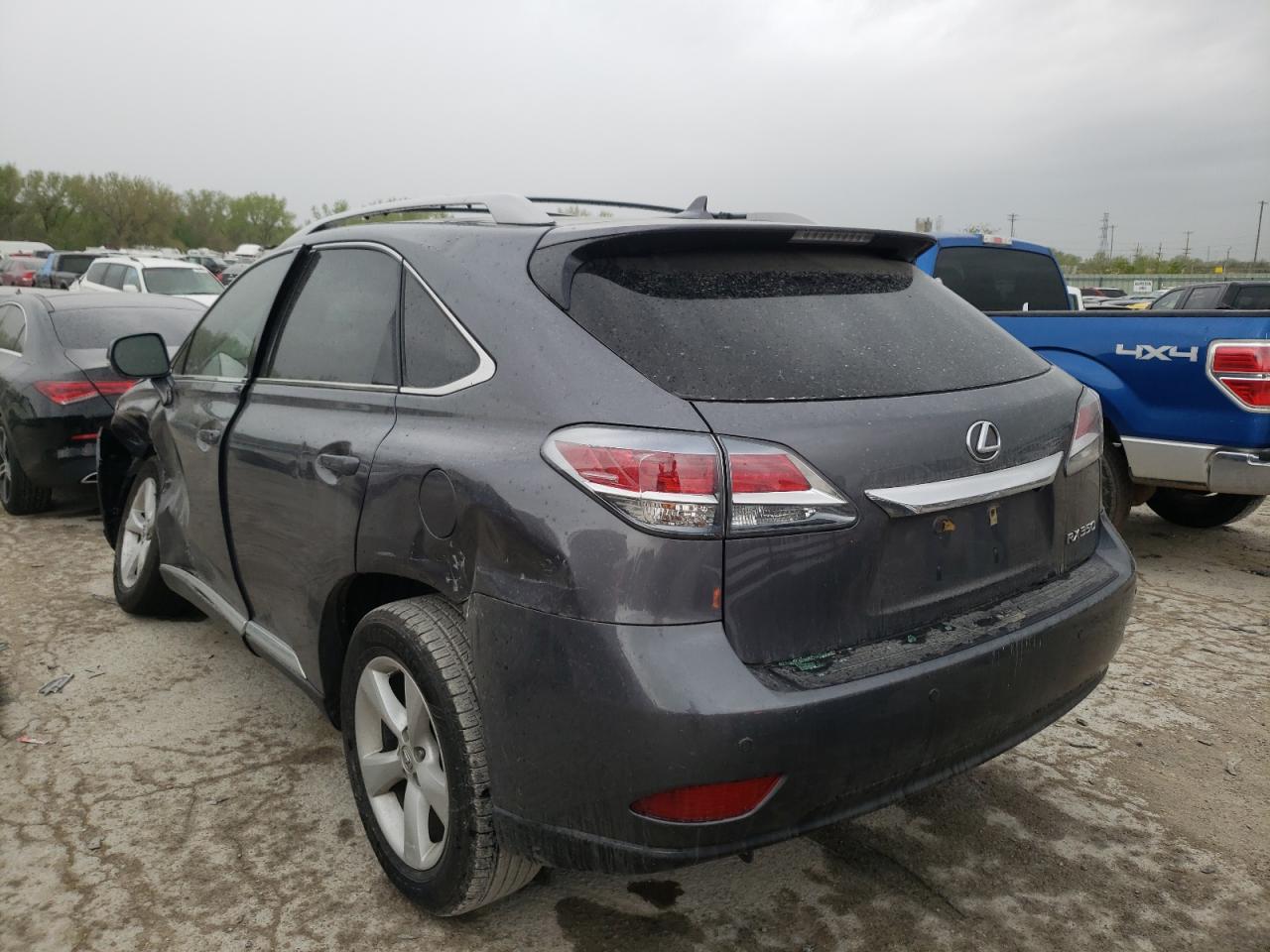 Photo 3 from auction – 2013 LEXUS RX 350 BAS with VIN 2T2BK1BA2DC210699