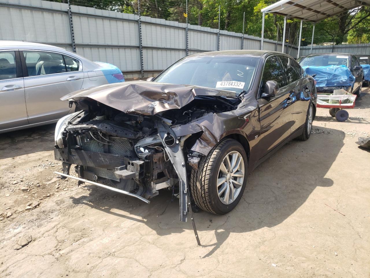 Photo 2 from auction – 2014 INFINITI Q50 BASE with VIN JN1BV7AR2EM706437