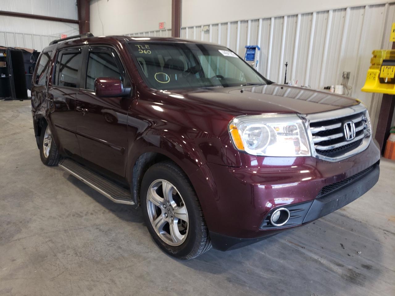 HONDA PILOT EXLN 2014 with VIN 5FNYF3H78EB009719 - Photo from auction