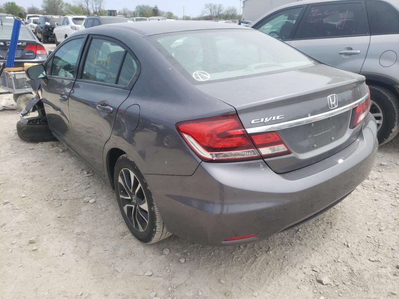 Photo 3 from auction – 2014 HONDA CIVIC EX with VIN 2HGFB2F86EH544536