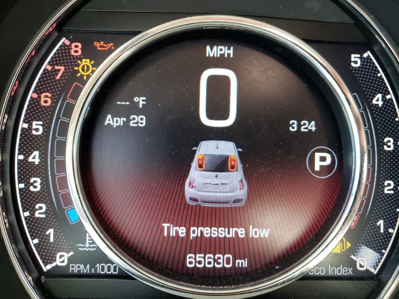 Photo 8 from auction – 2015 FIAT 500 LOUNGE with VIN 3C3CFFCRXFT521123
