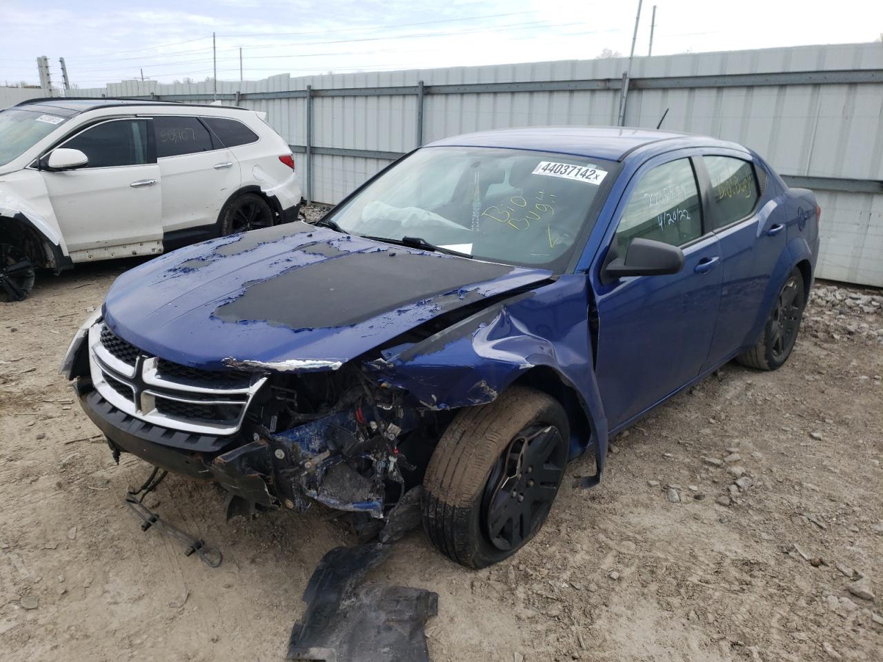 Photo 2 from auction – 2014 DODGE AVENGER SE with VIN 1C3CDZAB8EN234679