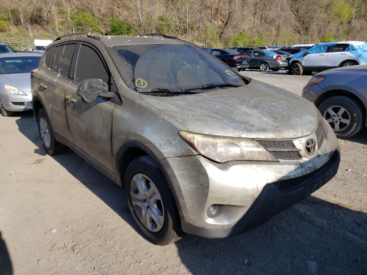 TOYOTA RAV4 LE 2015 with VIN JTMBFREV5FD163910 - Photo from auction