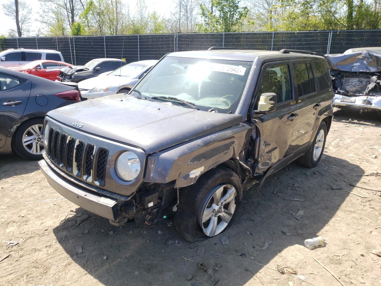 Photo 2 from auction – 2016 JEEP PATRIOT SP with VIN 1C4NJPBB1GD550787