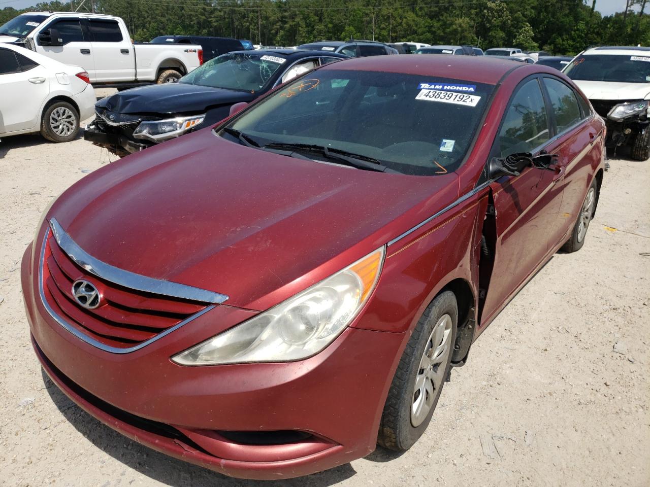Photo 2 from auction – 2011 HYUNDAI SONATA GLS with VIN 5NPEB4AC5BH160476