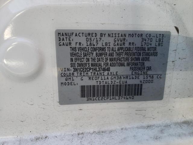 Photo 10 from auction – 2017 NISSAN VERSA NOTE with VIN 3N1CE2CP1HL374640