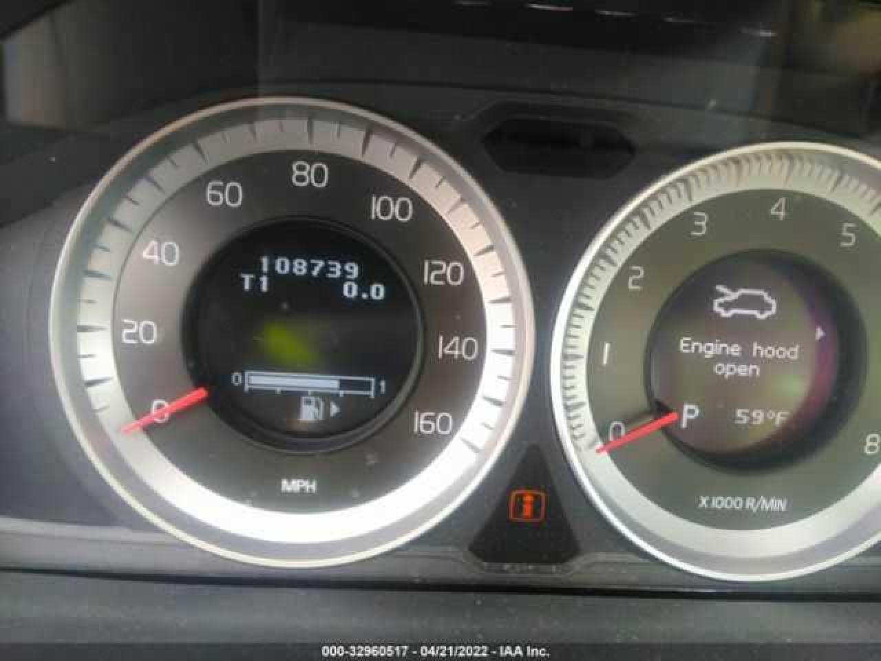 Photo 8 from auction – 2012 VOLVO S60 T5 with VIN YV1622FSXC2105866
