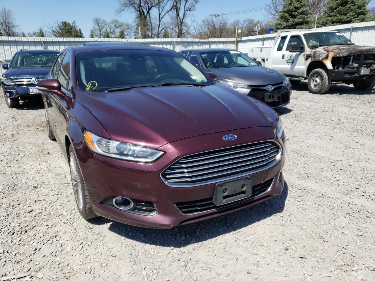 FORD FUSION TIT 2013 with VIN 3FA6P0RU5DR294826 - Photo from auction