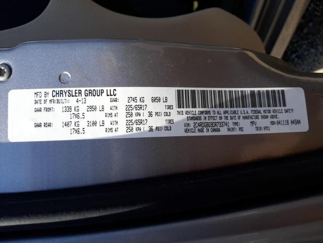 Photo 10 from auction – 2013 DODGE GRAND CARA with VIN 2C4RDGBG9DR733741