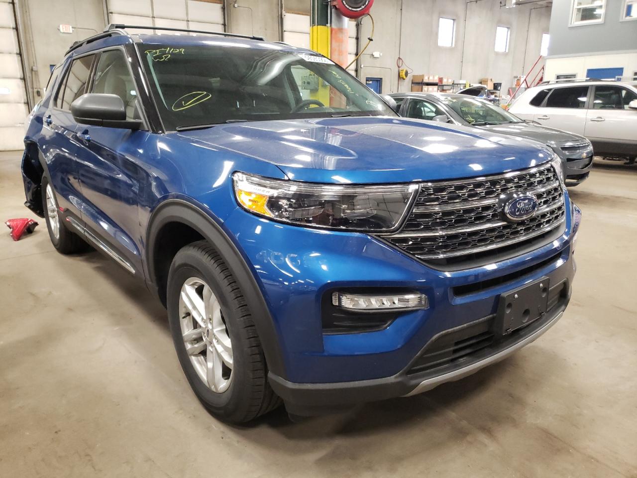 FORD EXPLORER 2021 with VIN 1FMSK8DH1LGC67608 - Photo from auction