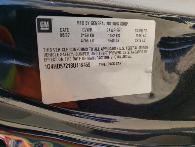 Photo 10 from auction – 2008 BUICK LUCERNE CX with VIN 1G4HD57218U119459