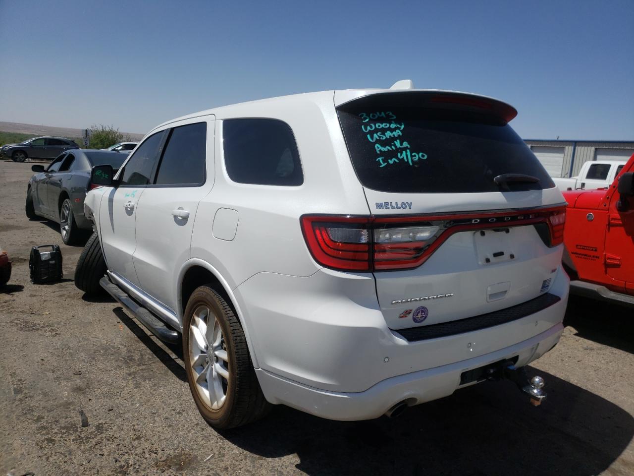 Photo 3 from auction – 2021 DODGE DURANGO GT with VIN 1C4RDJDG6MC766442