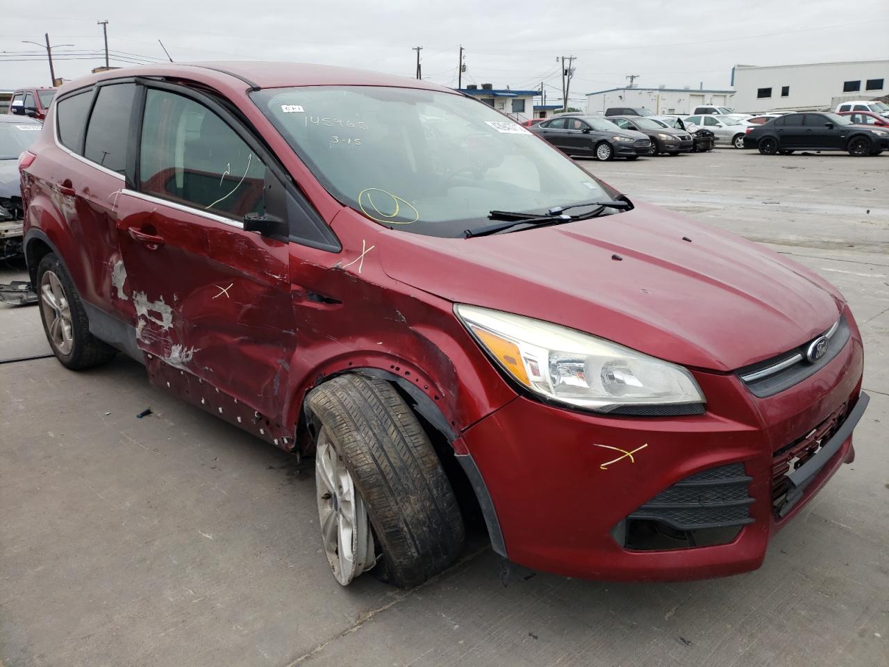 FORD ESCAPE SE 2016 with VIN 1FMCU9GX5GUC00878 - Photo from auction