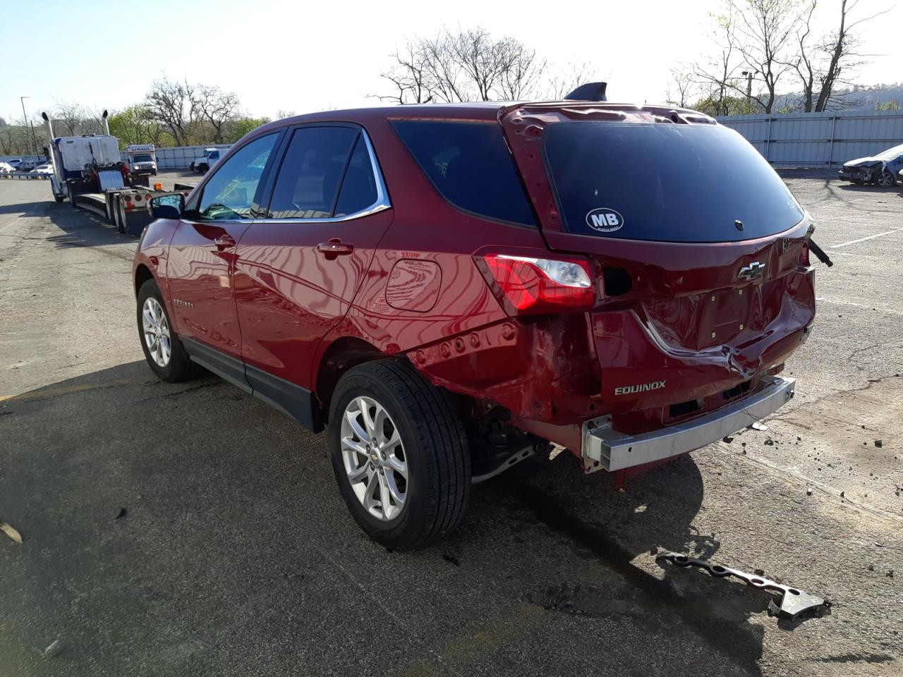 Photo 3 from auction – 2019 CHEVROLET EQUINOX LT with VIN 3GNAXUEVXKS589718