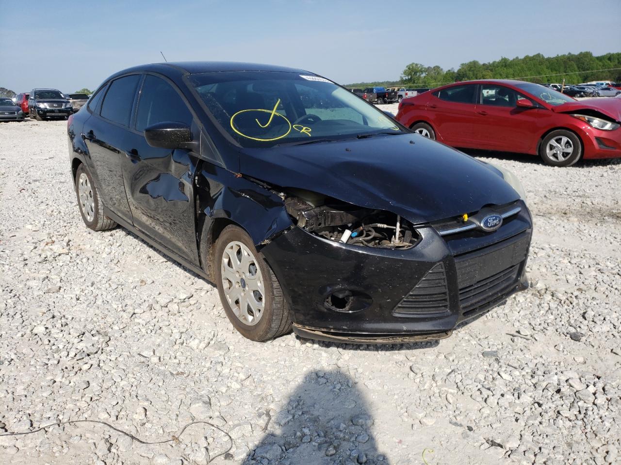 FORD FOCUS SE 2012 with VIN 1FAHP3F27CL469457 - Photo from auction