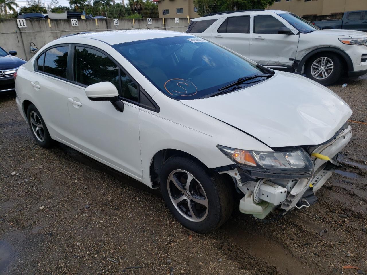 HONDA CIVIC SE 2015 with VIN 19XFB2F73FE045681 - Photo from auction