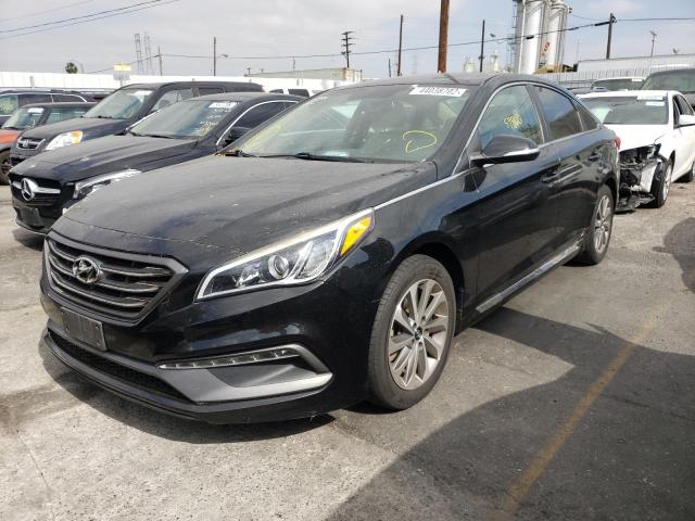 Photo 2 from auction – 2015 HYUNDAI SONATA SPO with VIN 5NPE34AF8FH090923