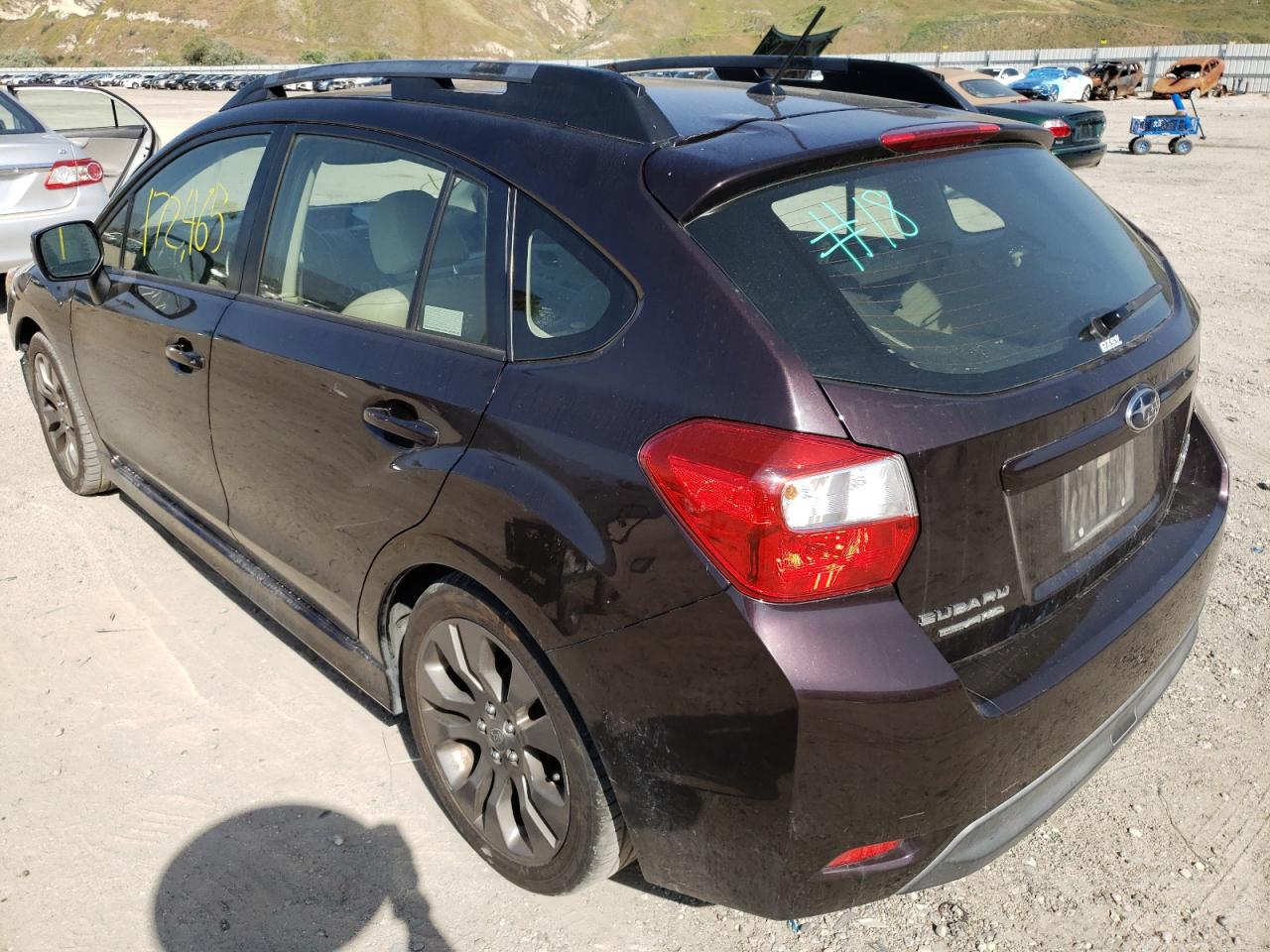 Photo 3 from auction – 2013 SUBARU IMPREZA SP with VIN JF1GPAS65D2834881
