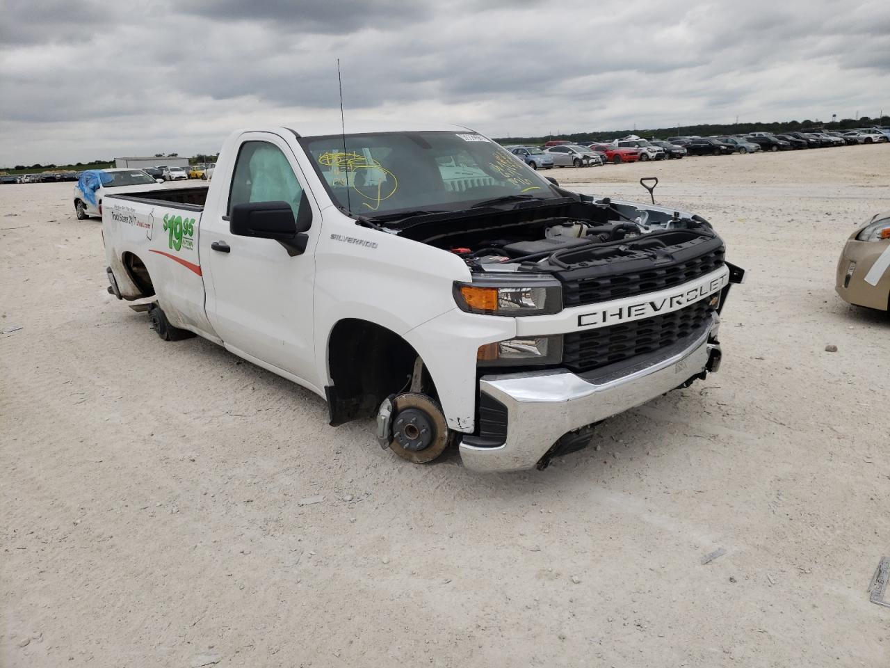 Photo 1 from auction – 2021 CHEVROLET SILVERADO with VIN 3GCNWAEF0MG358577
