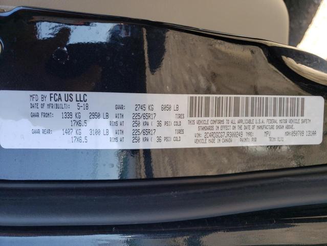Photo 10 from auction – 2018 DODGE GRAND CARA with VIN 2C4RDGCG7JR300249
