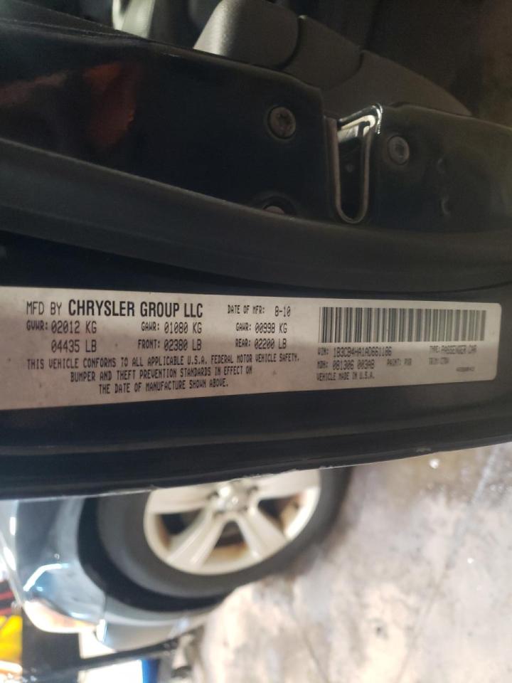 Foto 10 de la subasta – 2010 DODGE CALIBER SX con VIN 1B3CB4HA1AD661186