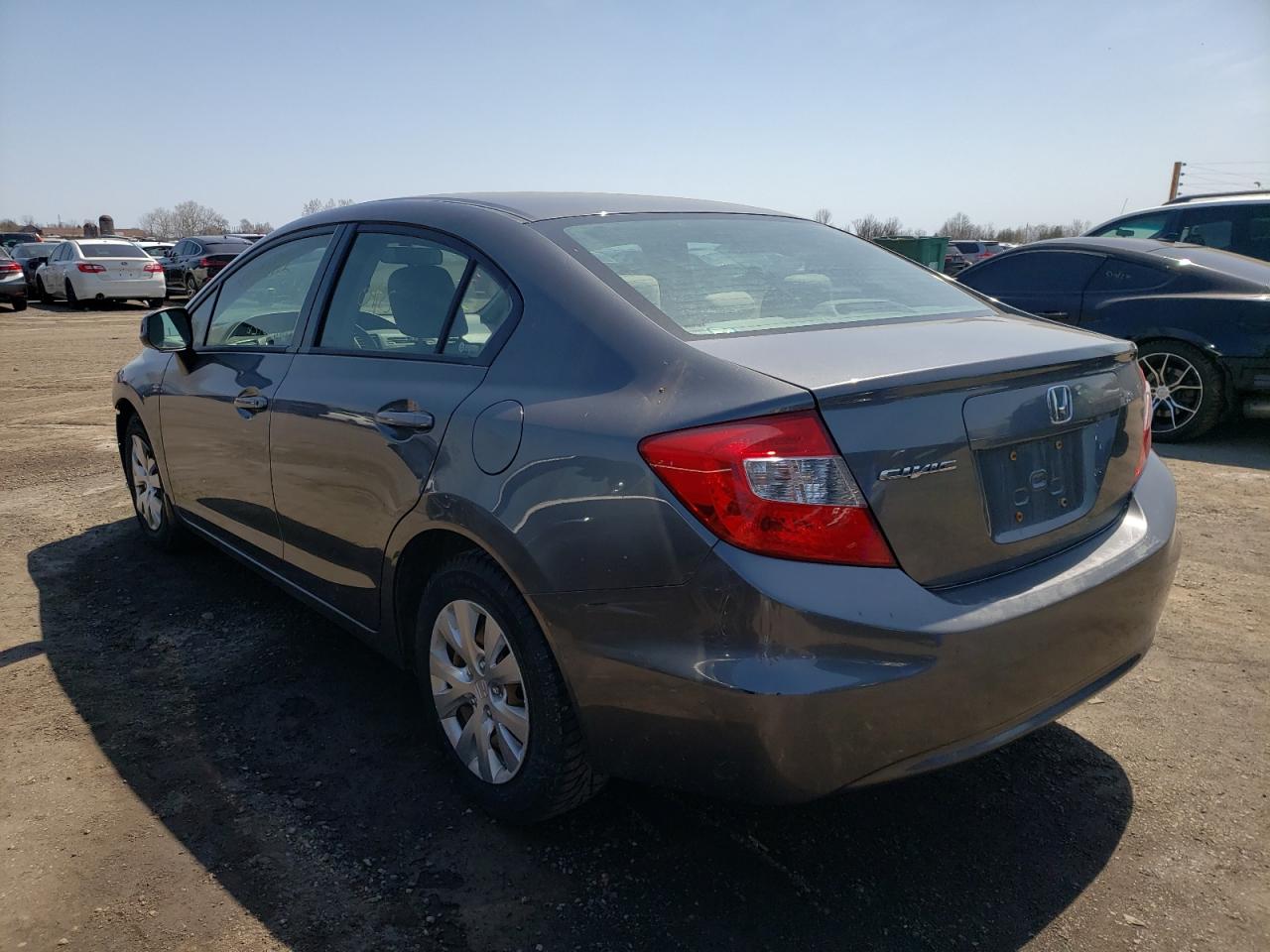Photo 3 from auction – 2012 HONDA CIVIC LX with VIN 2HGFB2F41CH105030
