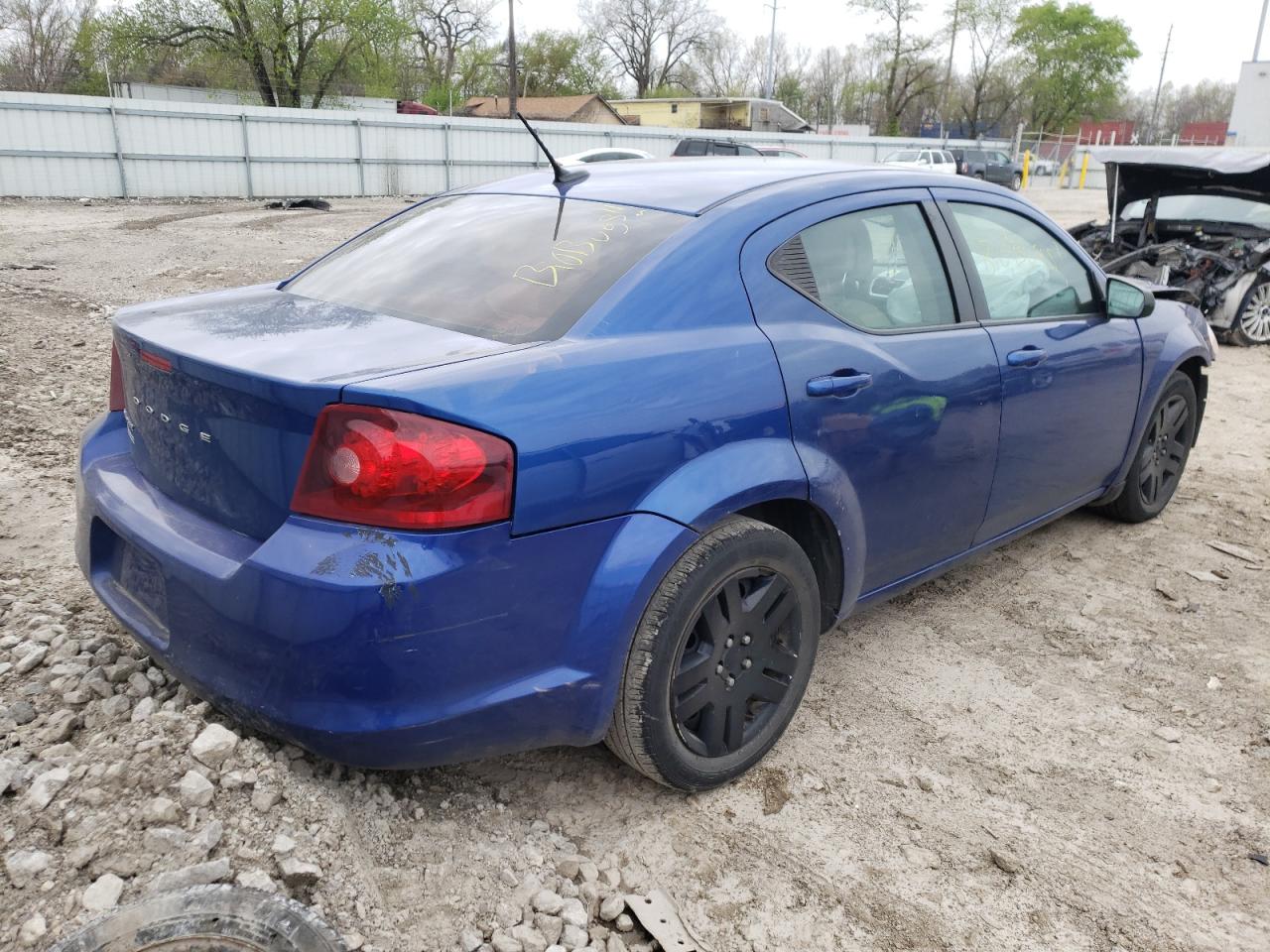Photo 4 from auction – 2014 DODGE AVENGER SE with VIN 1C3CDZAB8EN234679