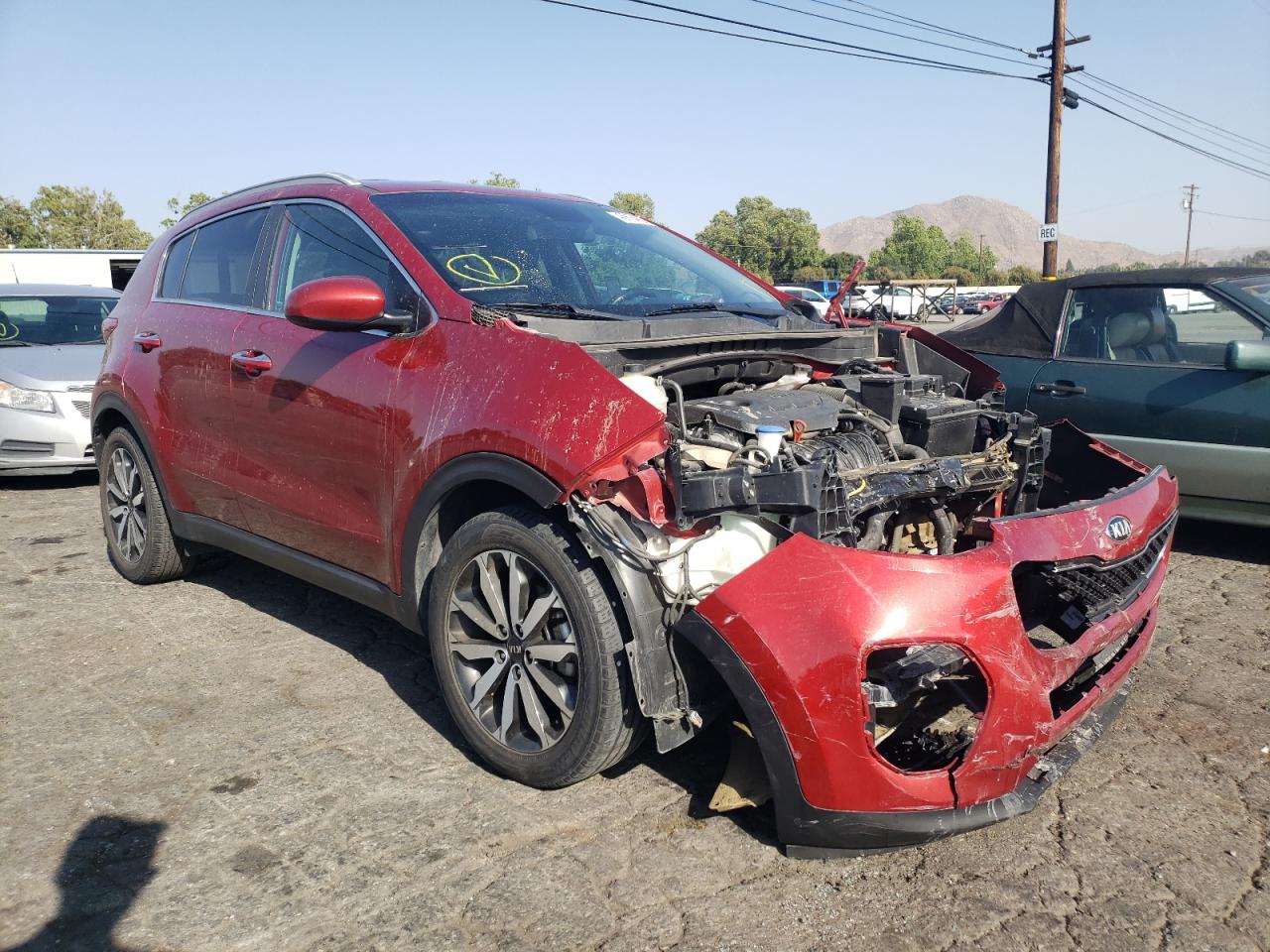 KIA SPORTAGE E 2017 with VIN KNDPN3AC3H7159849 - Photo from auction