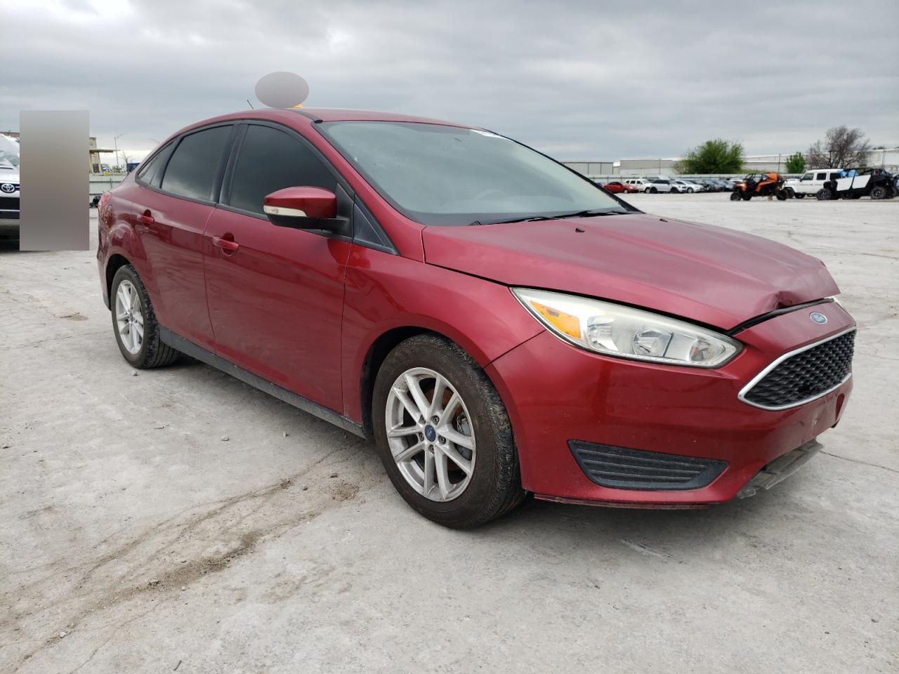 FORD FOCUS SE 2016 with VIN 1FADP3F20GL393598 - Photo from auction