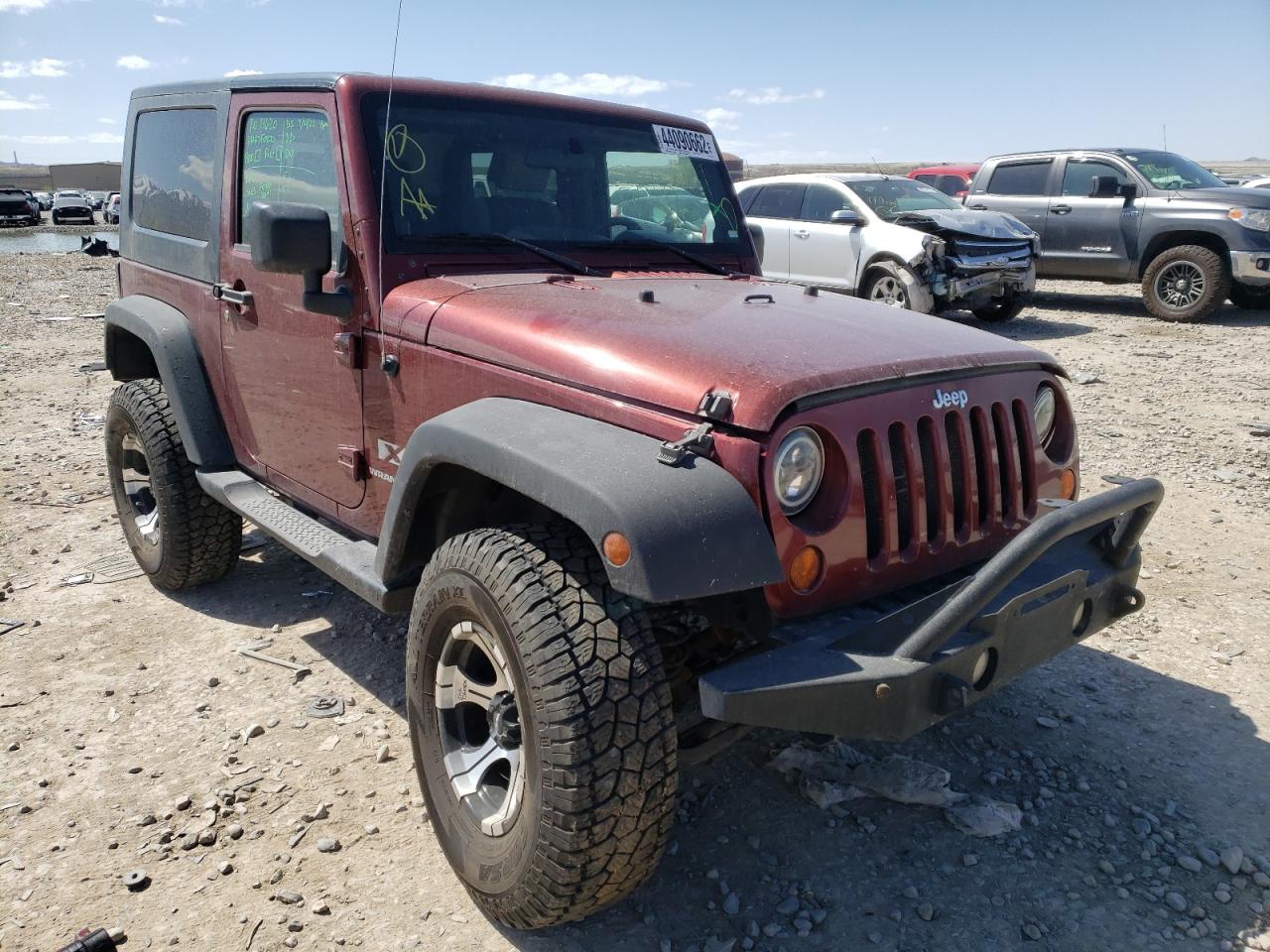 JEEP WRANGLER X 2007 with VIN 1J4FA24157L119185 - Photo from auction