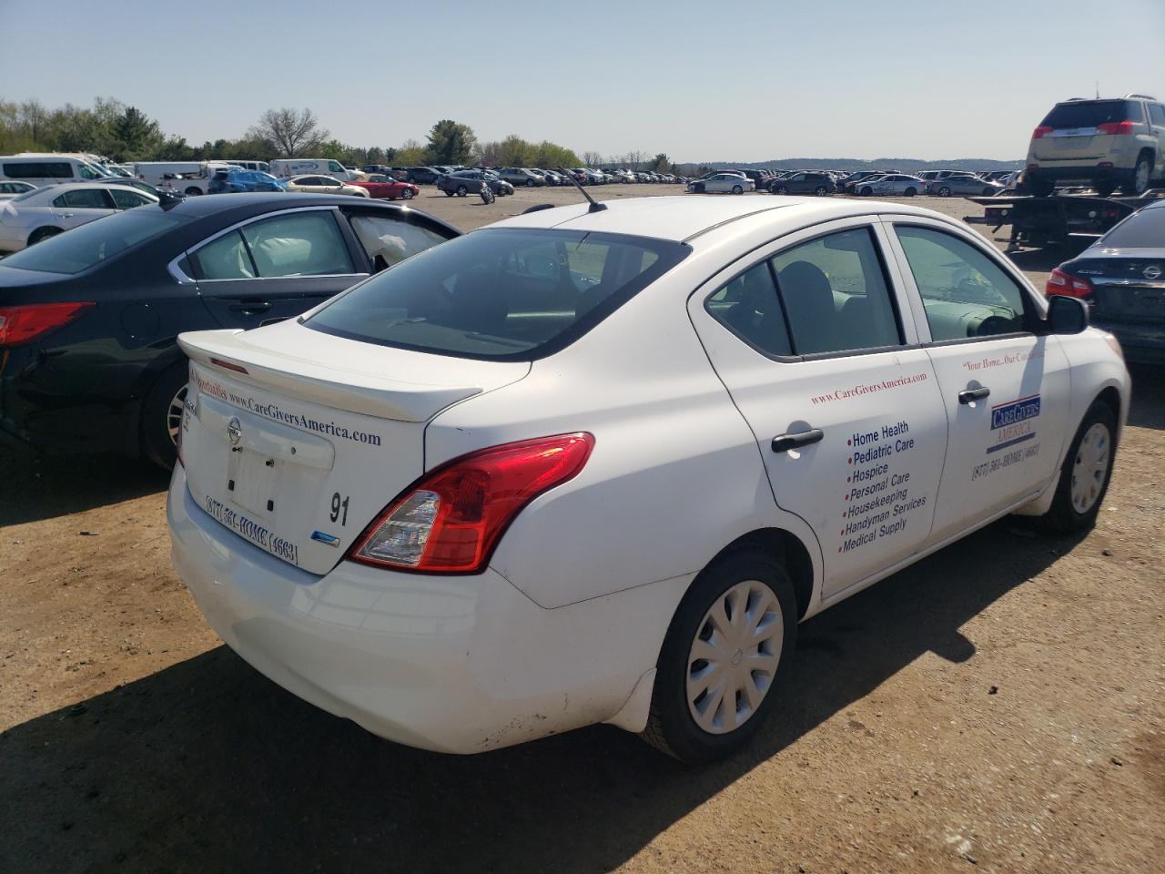 Photo 4 from auction – 2014 NISSAN VERSA S with VIN 3N1CN7AP7EL832256