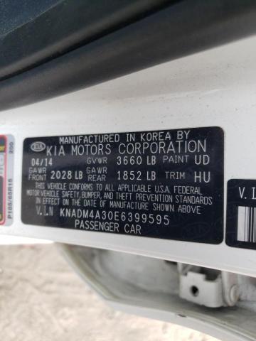 Photo 10 from auction – 2014 KIA RIO LX with VIN KNADM4A30E6399595
