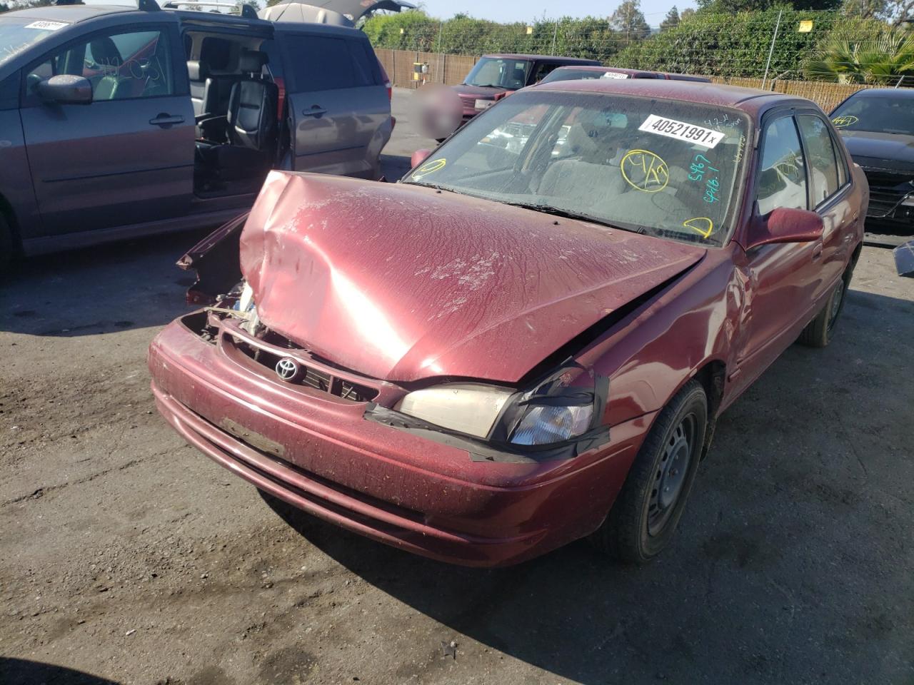 Photo 2 from auction – 2000 TOYOTA COROLLA VE with VIN 2T1BR18E7YC365135