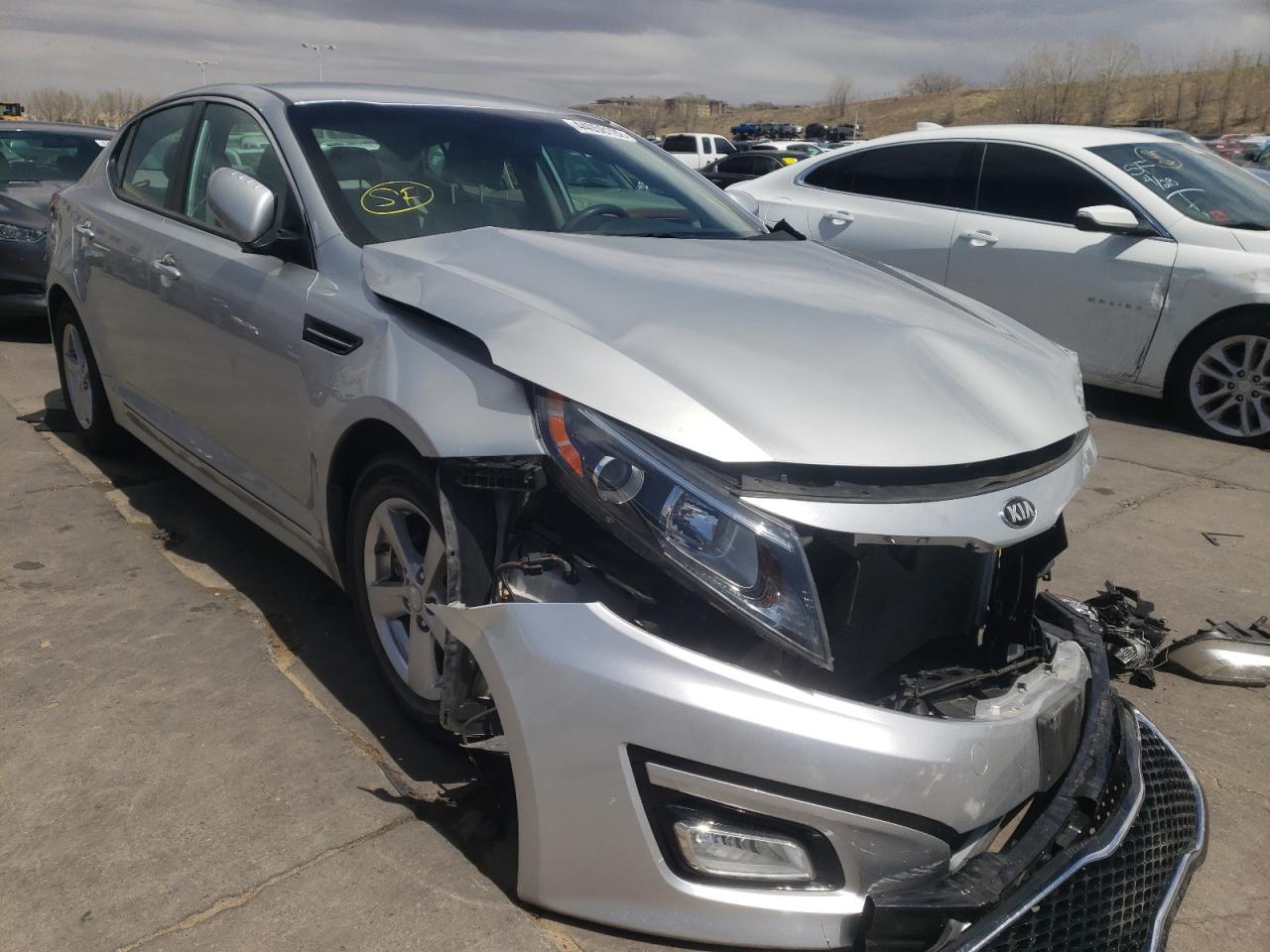 KIA OPTIMA LX 2014 with VIN KNAGM4A75E5470151 - Photo from auction