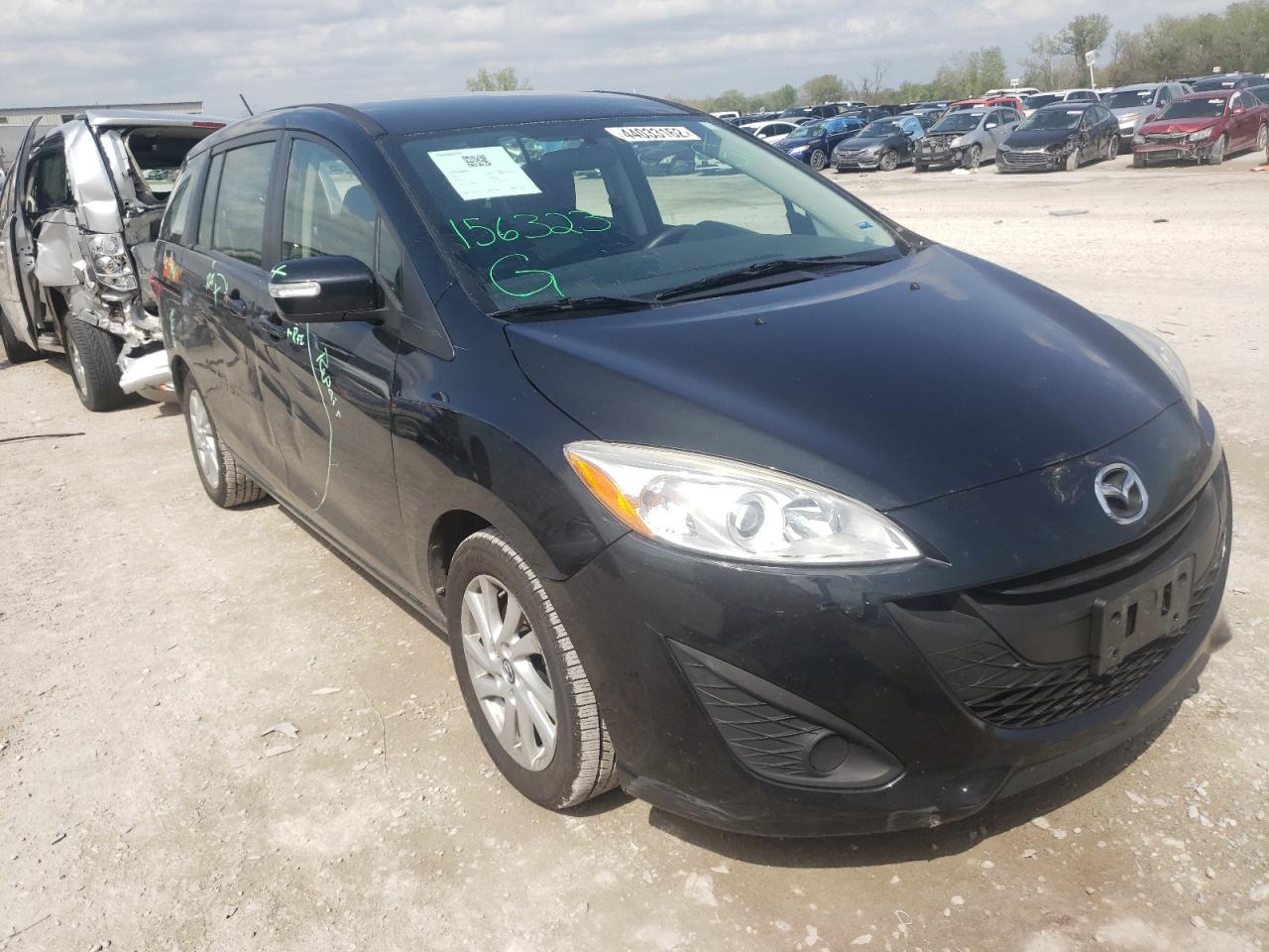 MAZDA 5 2013 with VIN JM1CW2BL6D0156323 - Photo from auction