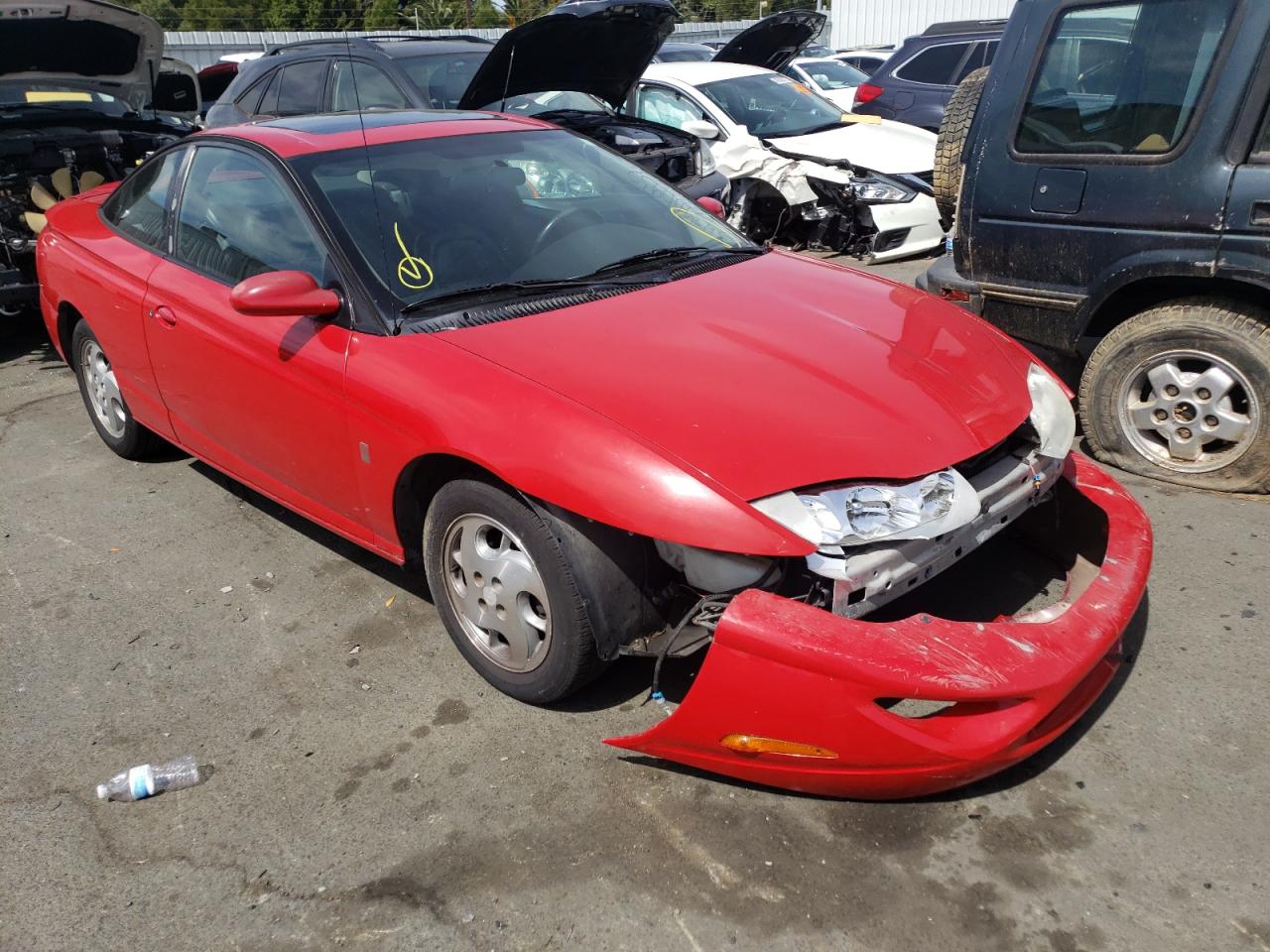 SATURN SC2 2002 with VIN 1G8ZY14782Z148080 - Photo from auction