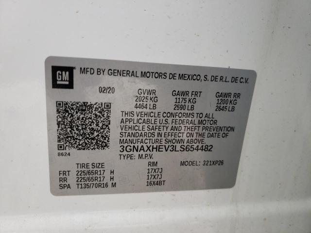 Photo 10 from auction – 2020 CHEVROLET EQUINOX LS with VIN 3GNAXHEV3LS654482