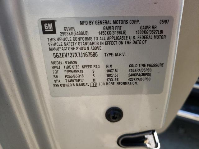 Photo 10 from auction – 2007 SATURN OUTLOOK XE with VIN 5GZEV137X7J167586