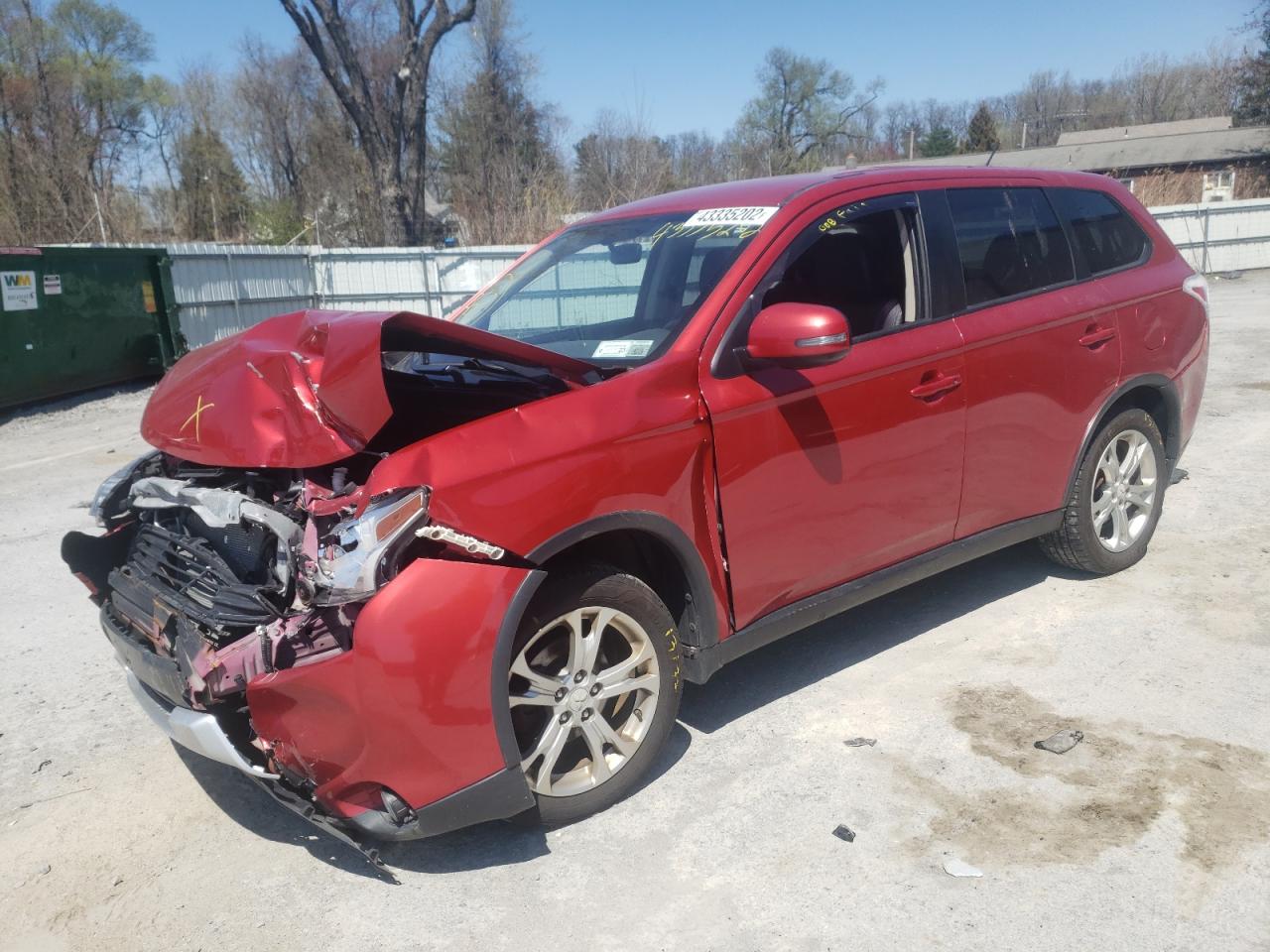 Photo 2 from auction – 2015 MITSUBISHI OUTLANDER with VIN JA4AZ3A33FZ003462