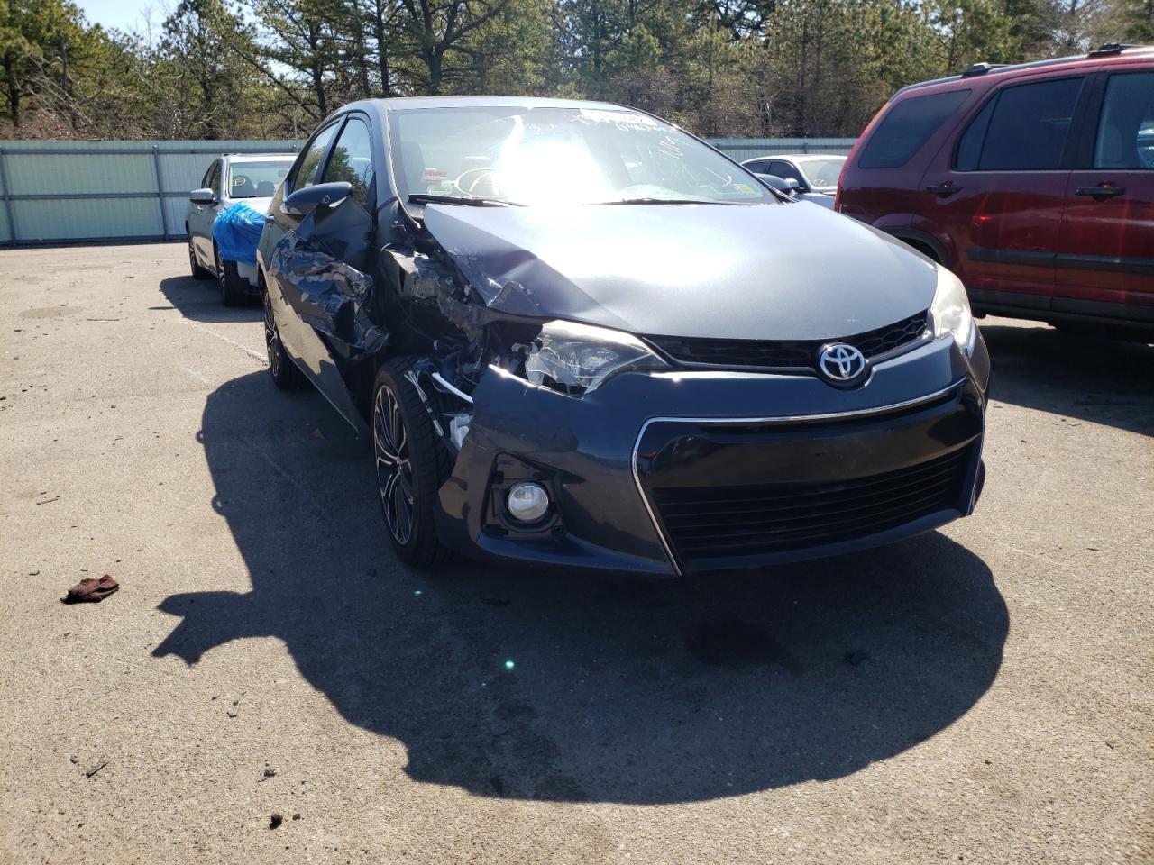 TOYOTA COROLLA L 2014 with VIN 2T1BURHEXEC038205 - Photo from auction