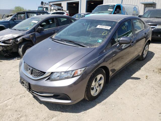 Photo 2 from auction – 2014 HONDA CIVIC LX with VIN 19XFB2F50EE251649