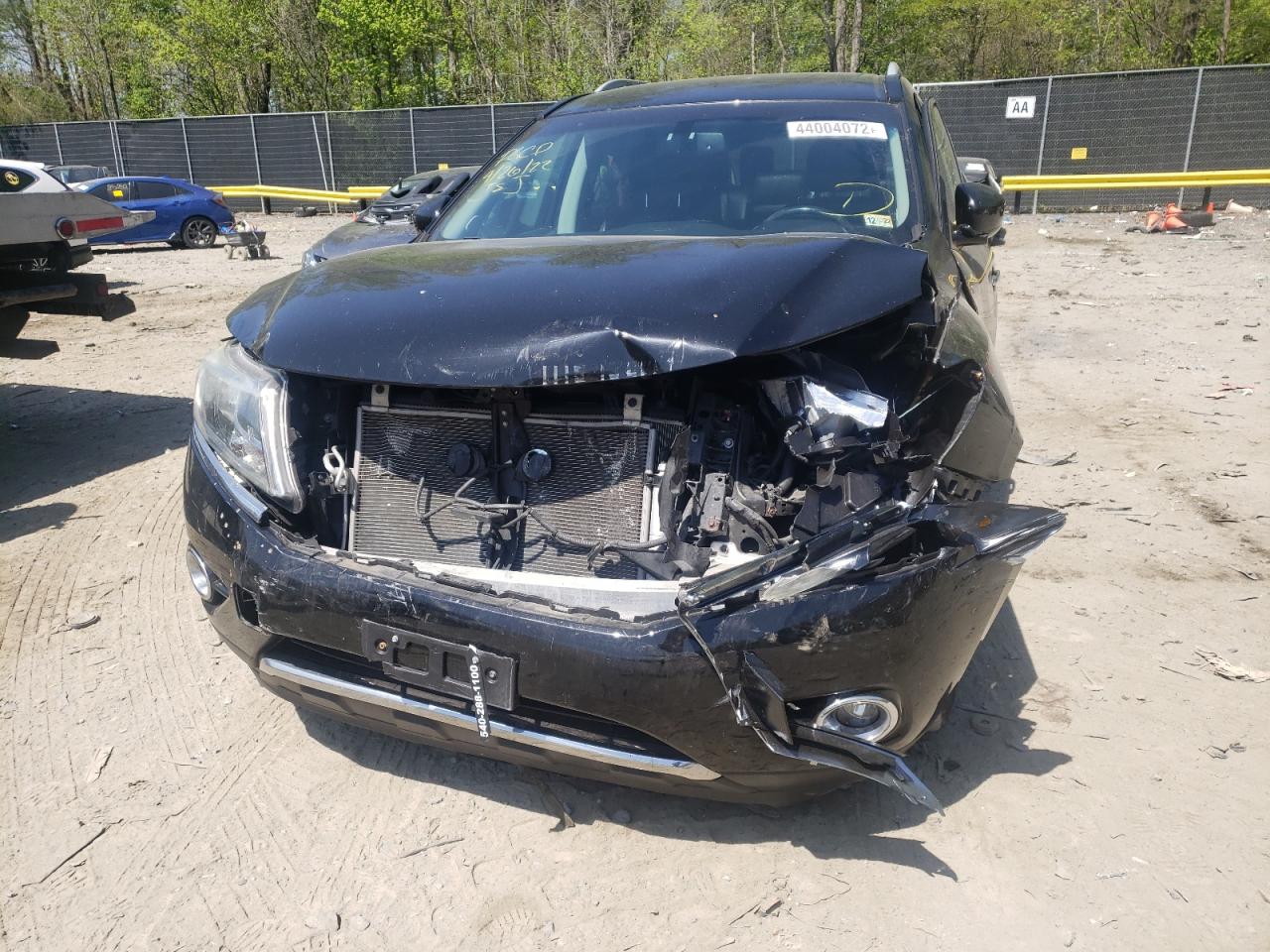 Photo 9 from auction – 2014 NISSAN PATHFINDER with VIN 5N1AR2MM8EC729237