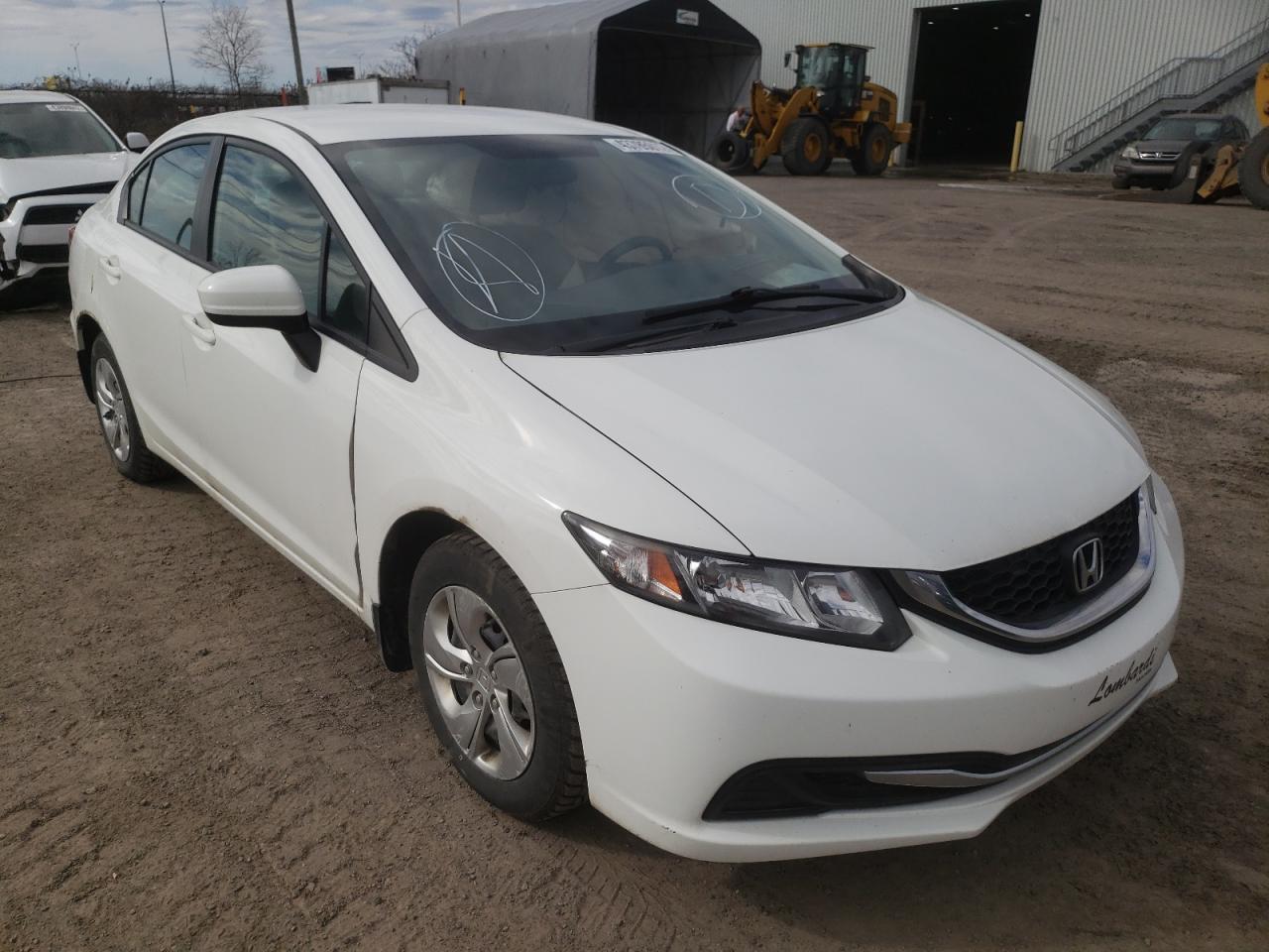 HONDA CIVIC LX 2014 with VIN 2HGFB2F43EH040748 - Photo from auction