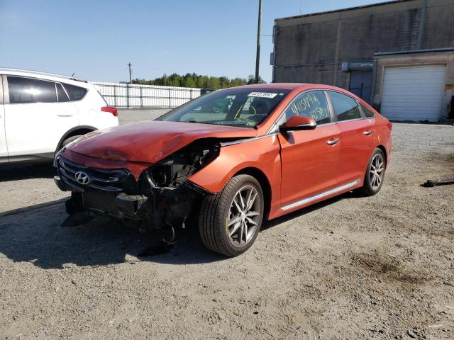 Photo 2 from auction – 2015 HYUNDAI SONATA with VIN 5NPE34ABXFH121456