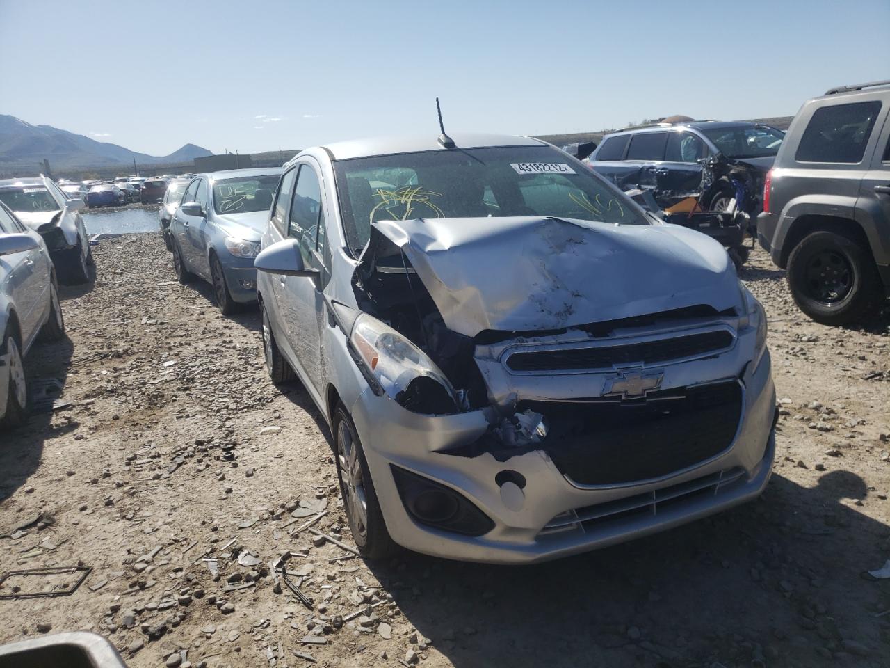 CHEVROLET SPARK 1LT 2014 with VIN KL8CD6S91EC415214 - Photo from auction