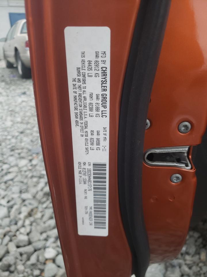 Photo 10 from auction – 2011 DODGE CALIBER MA with VIN 1B3CB3HA4BD157176
