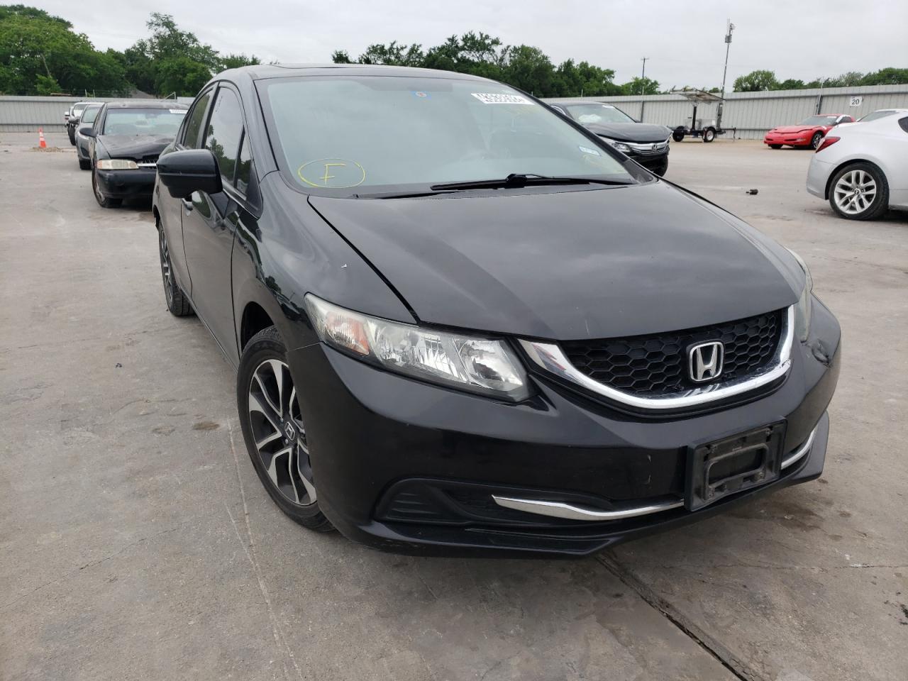 HONDA CIVIC EX 2014 with VIN 19XFB2F8XEE010434 - Photo from auction