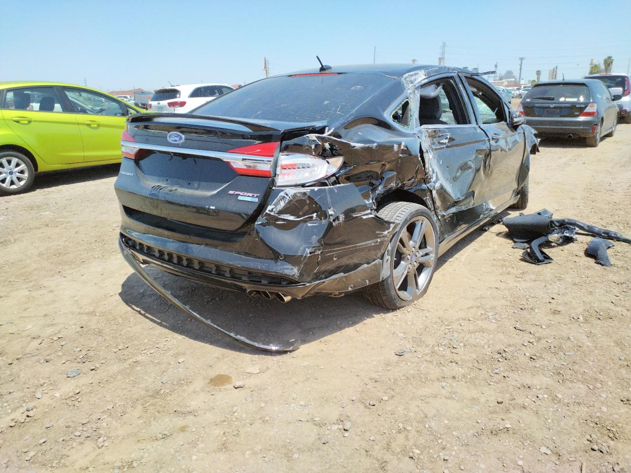 Photo 4 from auction – 2017 FORD FUSION SPO with VIN 3FA6P0VP9HR247644