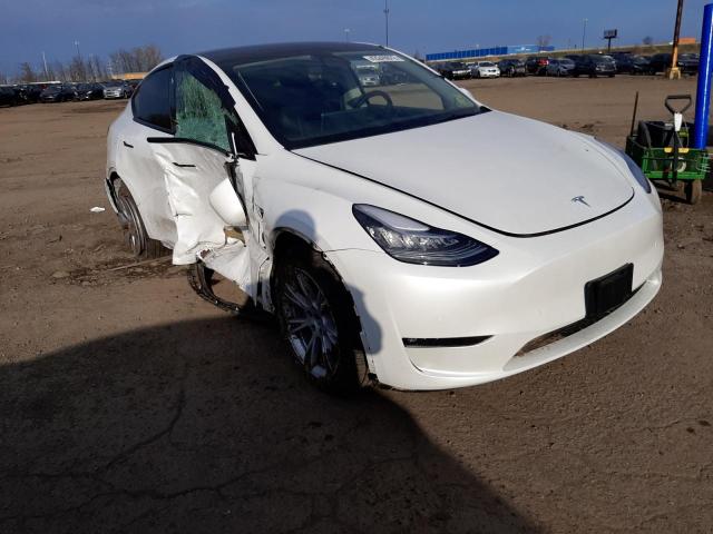 TESLA MODEL Y 2021 with VIN 5YJYGDEE6MF261991 - Photo from auction